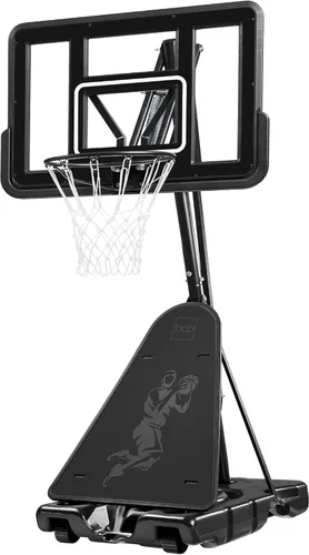 Best Choice Products Aro de baloncesto regulador ajustable, portería portátil con tablero inastillable, retorno de bola, gel base