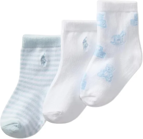 Miniatura 7 de Polo Baby Cable Texture Socks 3 Pair Pack