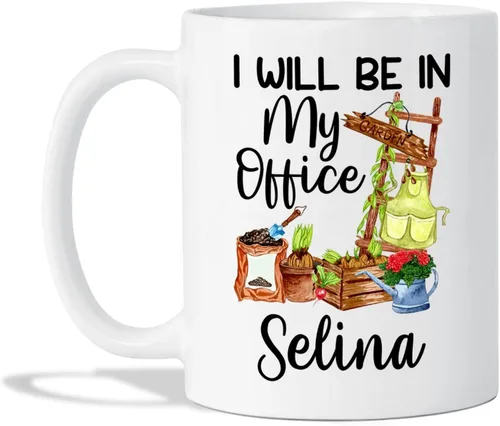 Miniatura 9 de Regalos personalizados para jardineros, taza de jardín con la frase "All I Need Is This Plant", taza de café para jardineros, taza para amantes