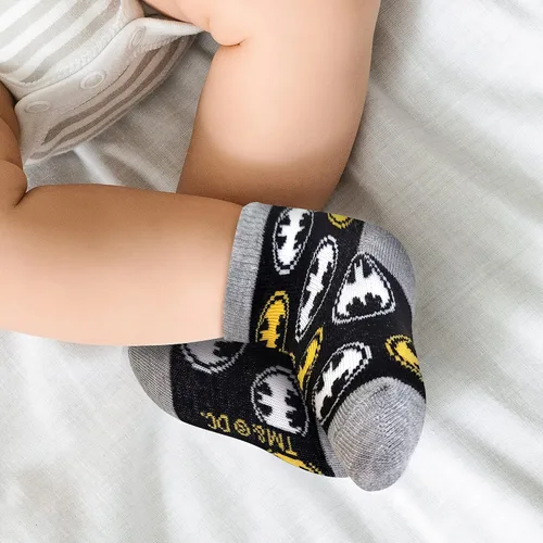 Miniatura 27 de ABG Accessories Paquete de 10 calcetines para bebés de 0 a 24 meses Minnie, Mickey Mouse, Baby Shark, Liga de la Justicia