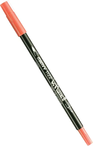 Miniatura 104 de Uchida 1122-C-3 Marvy Extra Fine Tip Le Plume II Rotulador de doble punta, azul