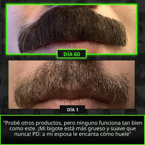 Miniatura 3 de Bálsamo de biotina para barba y bigote 2 veces más espesante, acondicionador vegano sin enjuague, suavizante natural, hidratante con aceite