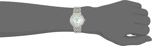 Miniatura 2 de Reloj casual de Bulova, acero inoxidable y bañado en plata de cuarzo para mujer (Modelo 96R203)