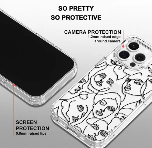 Miniatura 4 de MOSNOVO - Funda para iPhone 14 Pro Max, protección Buffertech de grado militar contra caídas (6.6 pies), antidesprendimiento, poliuretano
