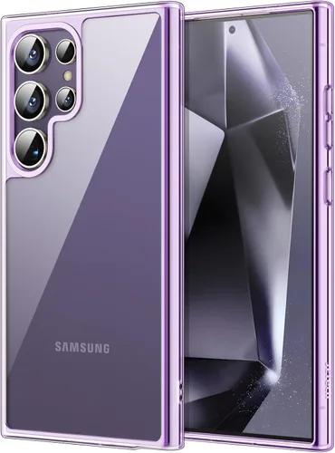 Miniatura 25 de JETech Funda para Samsung Galaxy S24 5G, Protector de Parachoques Antiamarilleamiento y Antiarañazos, Carcasa Rígida de PC (Negro)