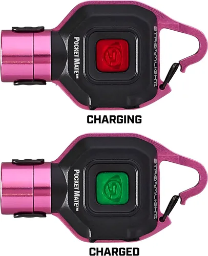 Miniatura 6 de Streamlight 73303 Pocket Mate 325-lúmenes Linterna de bolsillo USB recargable con llavero/clip, rosa