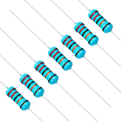 Miniatura 33 de Chanzon 50 piezas 1 W 10 Ω ohm Resistencia de película metálica fija de tolerancia 0.01 ±1% 10R MF Resistencias de agujero pasante con limitación