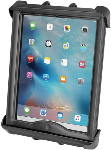RAM MOUNTS Tab-Tite - Soporte para tablet iPad y tabletas de 10 pulgadas con funda, soporte universal con resorte con compatibilidad de montaje AMPS