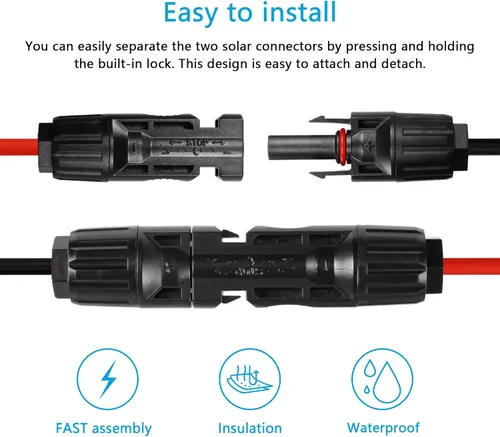 Miniatura 3 de CERRXIAN Cable de extensión de alimentación de 4.9 ft 12AWG XT60I hembra a panel solar para central eléctrica portátil, generador solar (XT60I-F)