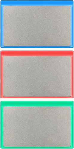 3 piezas de piedra de afilar tamaño de tarjeta de crédito 300 # 600 # 1000 # 1000 # Juego de archivos de diamante de tamaño de tarjeta - diamante