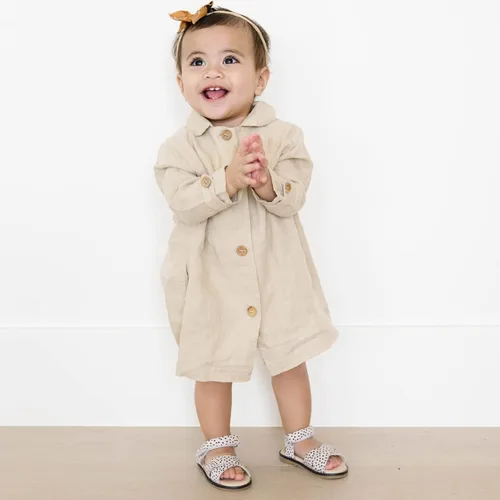 Miniatura 6 de Piper Finn Sandalias clásicas para bebés y niños pequeños, zapatos casuales de verano, zapatos para primeros pasos, sandalias para niñas pequeñas