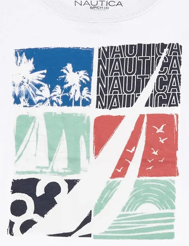 Miniatura 2 de Nautica Boys' Short Sleeve Graphic Crew Neck T-Shirt