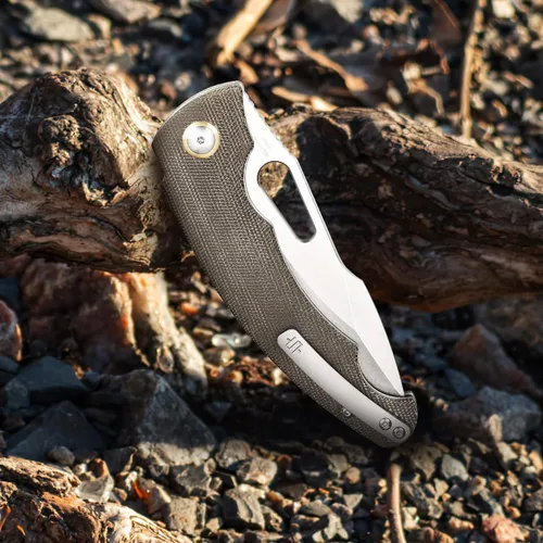 Miniatura 6 de ARTISANCUTLERY Xcellerator - Cuchillo plegable de bolsillo para hombre con agujero para el pulgar, hoja de acero AR-RPM9 de 3.86 pulgadas y mango