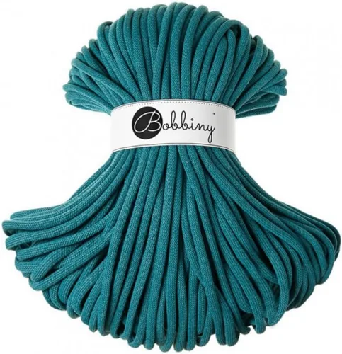 Miniatura 10 de Bobbiny - Cordón trenzado jumbo de 9 mm para macramé (color rojo vino), 108 yardas/330 pies