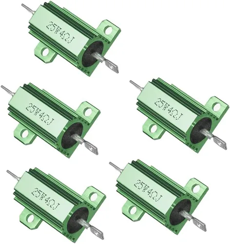 Miniatura 8 de Resistencia bobinada 10W 100 Ohm 5% Resistencias de carcasa de aluminio - 5pcs