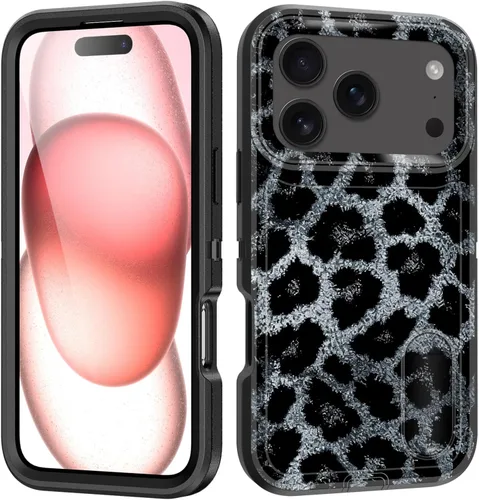 Miniatura 14 de Funda para iPhone Air con soporte integrado, a prueba de golpes, polvo y caídas, 3 capas, grado militar, funda protectora para iPhone Air de 6.5