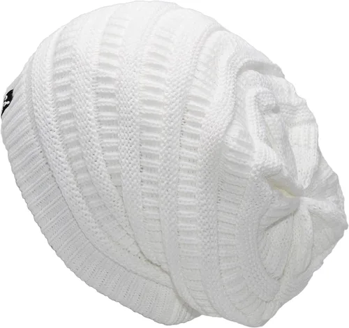 Miniatura 6 de C.C Winter Oversized Beanie Hat with Fuzzy Lining – Thick Knit Thermal Beanie for Cold Weather, Soft Warm Fleece Lined Cap