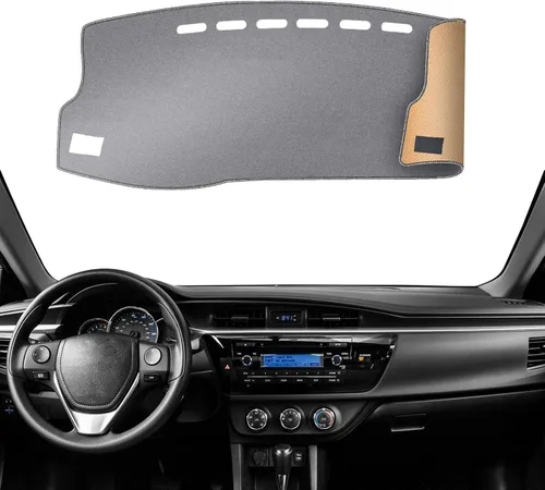 Miniatura 17 de Alfombrilla Cobertora para Salpicadero Compatible con Toyota Sienna 2010-2004 (Sin Modelos HUD), Alfombrilla Antirreflejos para Salpicadero
