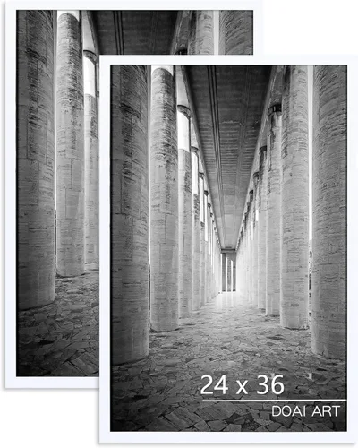 Miniatura 40 de DOAI ART Marco de póster de 16 x 20 pulgadas, paquete de 2 marcos de fotos de roble y veta de madera de 16 x 20 pulgadas para montaje en pared