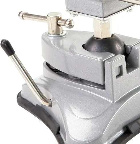 Miniatura 3 de PD-376 Ventosa al vacío Alicates de trabajo universales Tornillo de banco 6 1/4" (158mm) Base triangular deslizante de goma