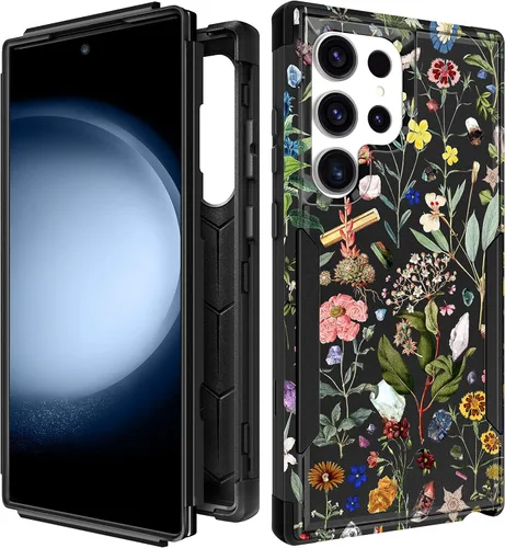 para Samsung Galaxy S22 Ultra Funda - Funda de teléfono linda para mujeres y chicas adolescentes Diseño único y estético genial Flor Kawaii Various
