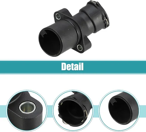 Miniatura 3 de X AUTOHAUX Conector de manguera de refrigerante del motor para Mercedes-Benz C230 L4 1.8L 2003-2005 para Mercedes-Benz S550 2007-2011