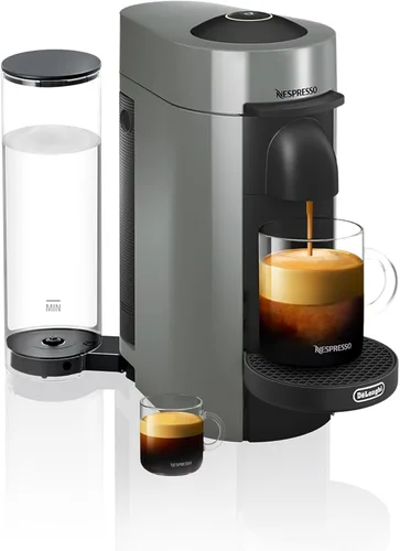 Miniatura 12 de Nespresso VertuoPlus - Máquina de café y espresso con espumador de leche de De'Longhi, negro mate Negro tinta