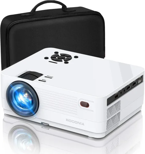 Miniatura 7 de Proyector con WiFi 5G y Bluetooth, proyector nativo 1080P [pantalla de proyector incluida], proyector de película Full HD 18000LM, pantalla de cine