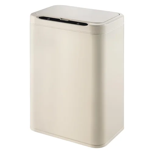 ELPHECO Basurero de Acero Inoxidable para Oficina con Sensor de Movimiento, Basurero sin Contacto, Basurero Inteligente Automático, Contenedor de