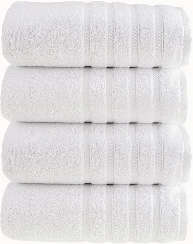 Miniatura 49 de HALLEY Paquete de 4 toallas de mano turcas de alta calidad (4 piezas) de 650 GSM, altamente absorbentes, súper suaves, 100% algodón, 4 toallas