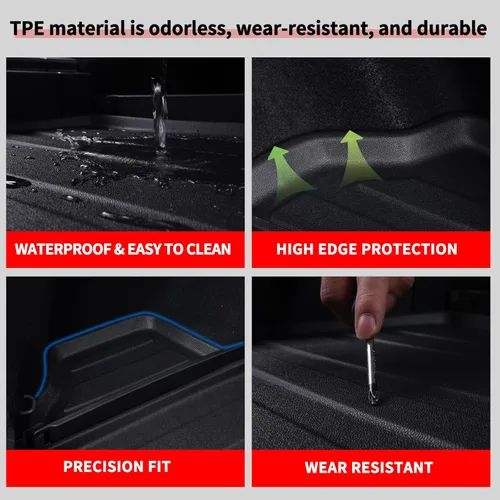 Miniatura 5 de Revestimientos de suelo para Acura ADX y Honda HR-V 2023-2026 TPE 2023-2026 TPE protección para todo tipo de clima, tapetes de primera y 2ª fila