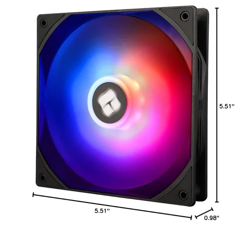 Miniatura 7 de Thermalright Ventilador PWM silencioso de 5.512 in, 1500 RPM, ventilador de enfriamiento de caja de escritorio