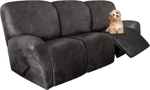 Miniatura 85 de molasofa Fundas de cuero para sillas reclinables, fundas para sillas reclinables grandes para silla reclinable, 4 piezas, fundas lavables que se