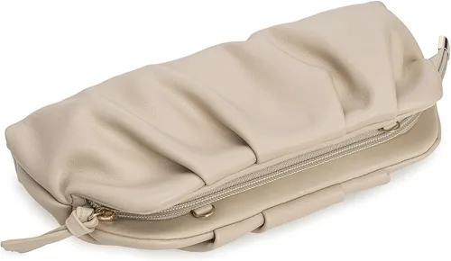 Miniatura 4 de CHARMING TAILOR Bolso tipo sobre elegante de cuero vegano suave con pliegues de PU para mujer Soft PU leather
