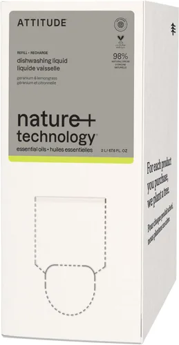 Miniatura 12 de ATTITUDE Jabón para platos, verificado por EWG, ingredientes a base de plantas y minerales, productos domésticos veganos y libres de crueldad