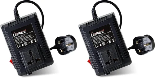 Miniatura 14 de LiteFuze, convertor de voltaje alto/bajo para viaje. cable EU