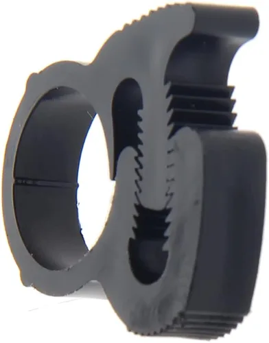 Miniatura 11 de Abrazaderas de manguera de agarre de 0.484-0.559 in de nailon ajustable de plástico resistente rápido doble agarre para fontanería, aplicaciones
