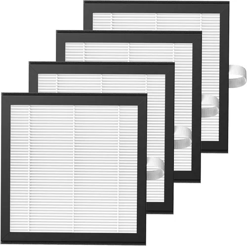Miniatura 44 de Filtro de repuesto HE401 para purificador de aire Shark 4 compatible con purificador de aire con ventilador Shark 4 HE400, HE401C, HE401NP, HE402