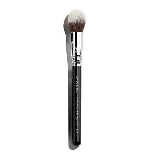Miniatura 5 de Sigma Beauty Kabuki plana pincel de maquillaje denso F80 – Flat parte superior Jefe, suave y fibras Cepillo plano Kabuki F80