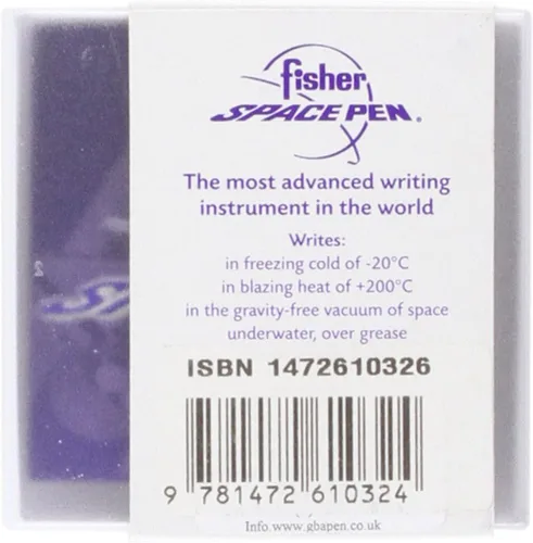 Miniatura 23 de Bolígrafo en forma de bala Fisher Space, con acabado en cromo y en caja de regalo., Cromado