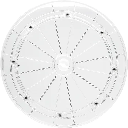 Miniatura 12 de 2 organizadores pequeños de acrílico transparente de 4 pulgadas, mini organizador giratorio para baño, gabinete de cocina, mesa, estante