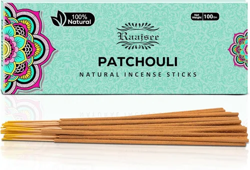 Miniatura 27 de Raajsee Varillas de incienso natural de flores de jazmín, paquete de 3.53 oz, 100% puro, orgánico, natural, enrollado a mano, libre de productos
