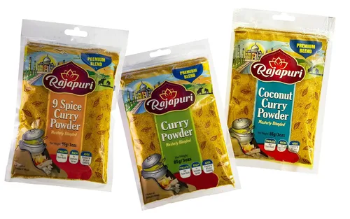 Miniatura 12 de Rajapuri Curry suave estilo caribeño, 3.00 oz / 3 onzas, perfecto para carnes, aves de corral y pescado. Apto para veganos
