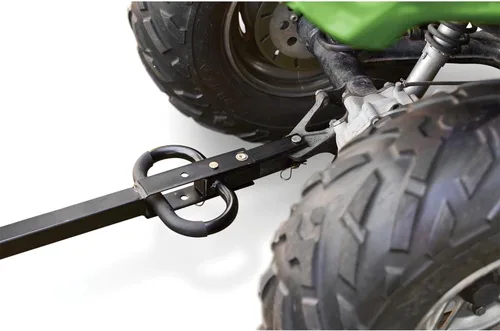 Miniatura 9 de Carro utilitario Gorilla Carts resistente de acero con lados desmontables y neumáticos de 13 pulgadas con capacidad de 1200 lb, Negro