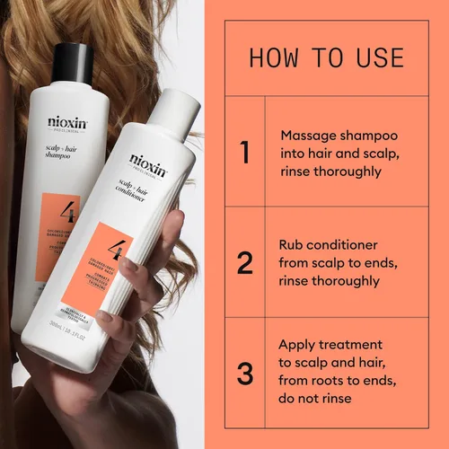 Miniatura 6 de NIOXIN Kits de sistema de engrosamiento del cuero cabelludo + cabello Para cabello natural, teñido y dañado con adelgazamiento ligero a progresado