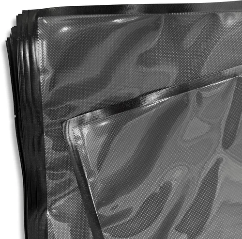 Miniatura 4 de Bolsas de diamante - Bolsas de sellado al vacío 5mil - 50 bolsas (Negro/Transparente, 11x16)