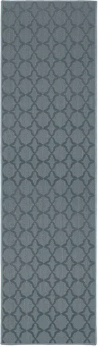 Miniatura 137 de Garland Rug Sparta - Alfombra antideslizante de polipropileno de 2 pies x 12 pies, color negro, ideal para salas de estar y pasillos, elegante