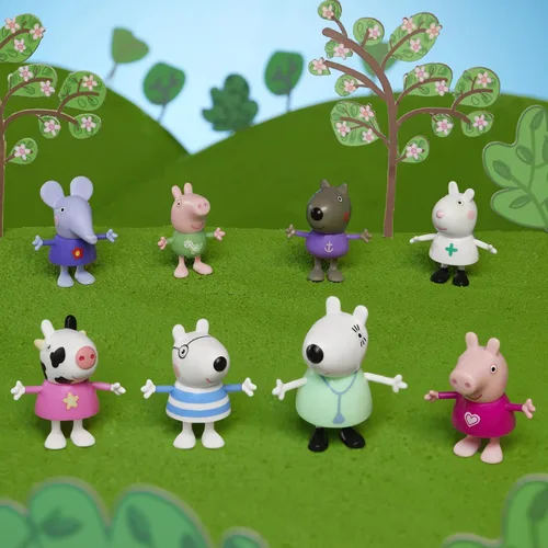 Miniatura 3 de Peppa Pig Paquete de figuras de Dr. Polar Bear Calls On Peppa and Friends, incluye 8 figuras, juguetes preescolares, a partir de 3 años