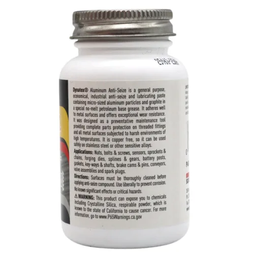 Miniatura 2 de Dynatex Lata de aluminio antiagarrotamiento de 4 onzas, uso general, evita la corrosión por agallas, resistente al calor y a la presión, aluminio