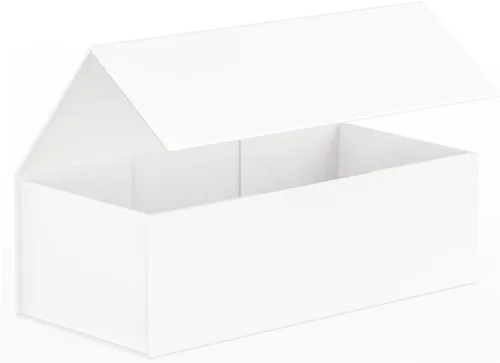 Miniatura 16 de Caja de Regalo 12" x 6" x 4" Pulgadas, Caja de Regalo Grande con Tapa, Cajas Verde Bosque para Regalos, Cumpleaños, Día de San Valentín, Día